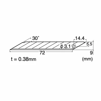 NT Cutter BD-1800 30 Derece Yedek Bıçak